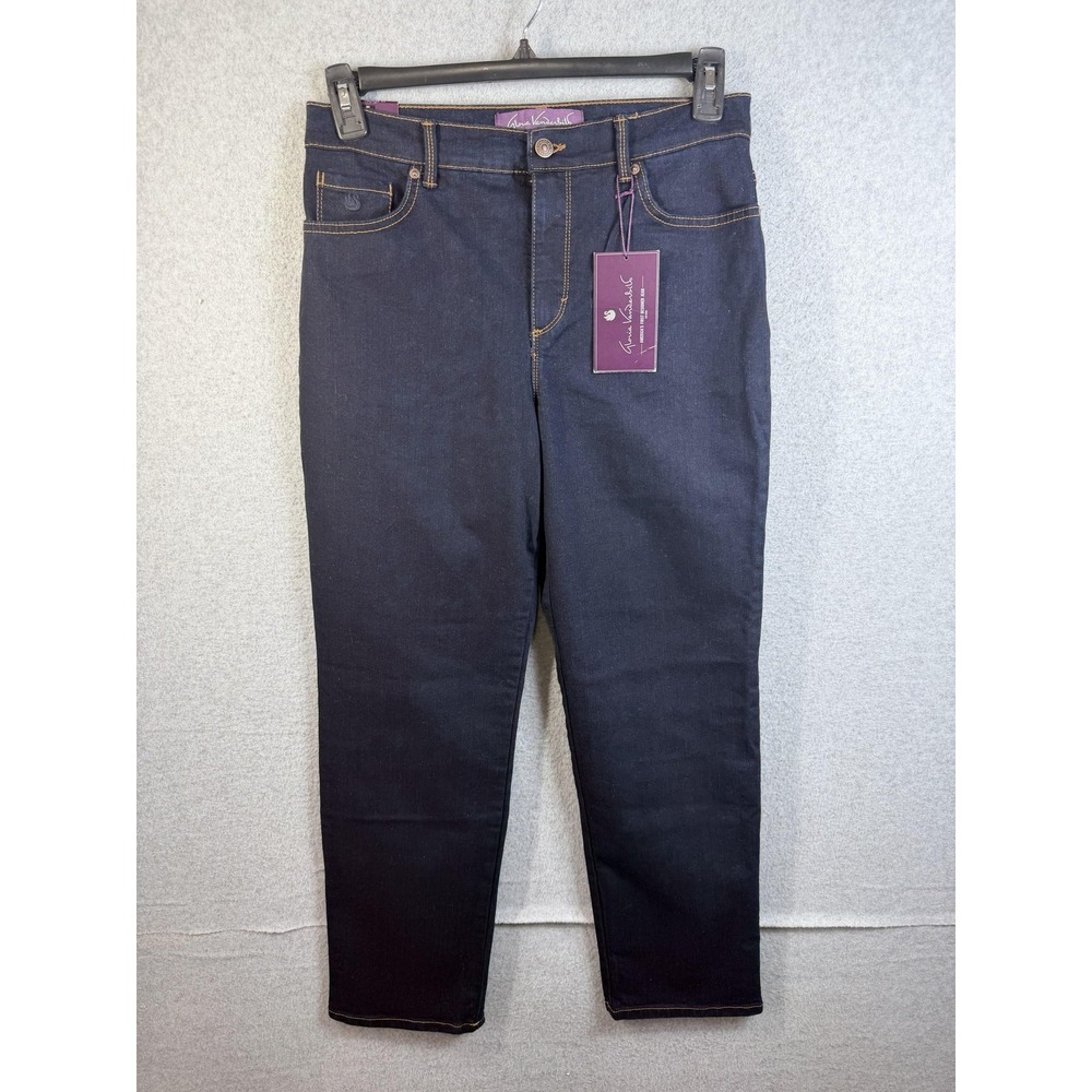 Gloria Vanderbilt Amanda Jeans Womens 10 Short High Rise Tapered Stretch Denim